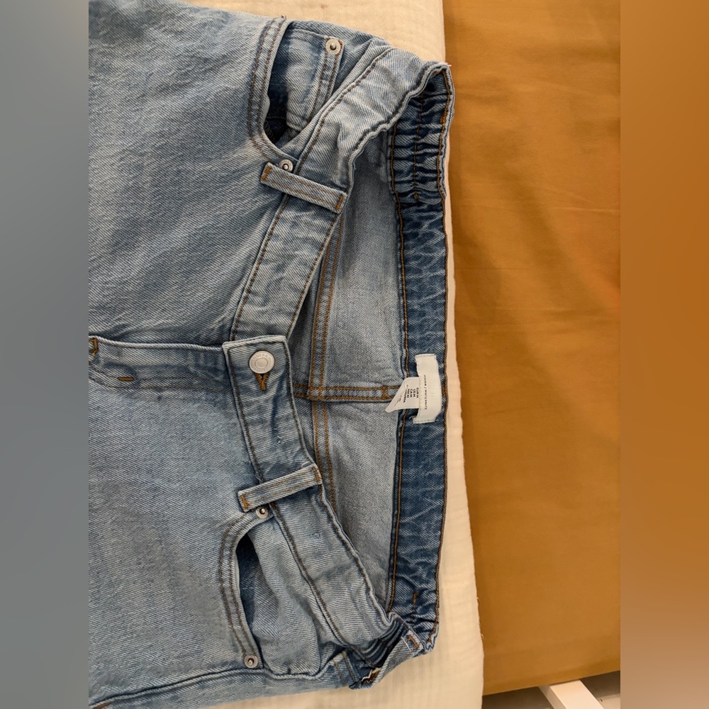 H&M Light Blue Wide Leg Jeans Maternity jeans - Picture 13 of 14